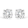 14K Yellow Gold 1.0 Cttw Lab Grown Diamond Solitaire Stud Earrings - Earrings - Custom Crafting Alliance, LLC