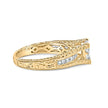 14K Yellow Gold 1.0 Cttw Princess Composite Diamond Engagement Ring (G-H Color, VS1-VS2 Clarity) - Size 7 - Rings - Custom Crafting Alliance, LLC