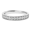 14K Yellow Gold 1/2 Cttw Round Diamond Milgrain Wedding Band - Rings - Custom Crafting Alliance, LLC