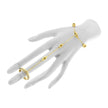 14K Yellow Gold 1/4 Cttw Diamond Ring and Bracelet Hand Chain (G-H Color, SI1-SI2 Clarity) - 7