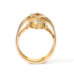 14K Yellow Gold 15x15 MM Marquise Cut Yellow Topaz and Diamond Accent Statement Cocktail Ring (G-H Color, SI1-SI2 Clarity) - Rings - Custom Crafting Alliance, LLC