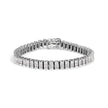 14K Yellow Gold 3.0 Cttw Princess Cut Quad Invisible Set Tennis Bracelet (H-I Color, SI1-SI2 Clarity) - 7â€ - Bracelets - Custom Crafting Alliance, LLC