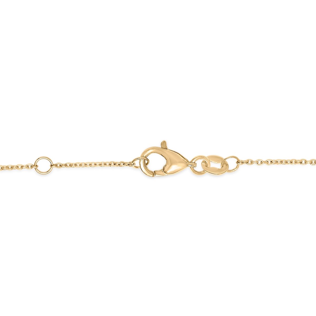 14K Yellow Gold Alternating Green Emerald and Diamond Bezel Station Chain Bracelet - Size 7.5 inch - Bracelets - Custom Crafting Alliance, LLC