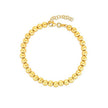 14k Yellow Gold Bead Chain Necklace(5mm) - Necklaces - Custom Crafting Alliance, LLC