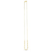 14k Yellow Gold Bead Paperclip Necklace - Necklaces - Custom Crafting Alliance, LLC