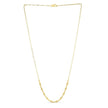 14k Yellow Gold Bead Paperclip Necklace - Necklaces - Custom Crafting Alliance, LLC