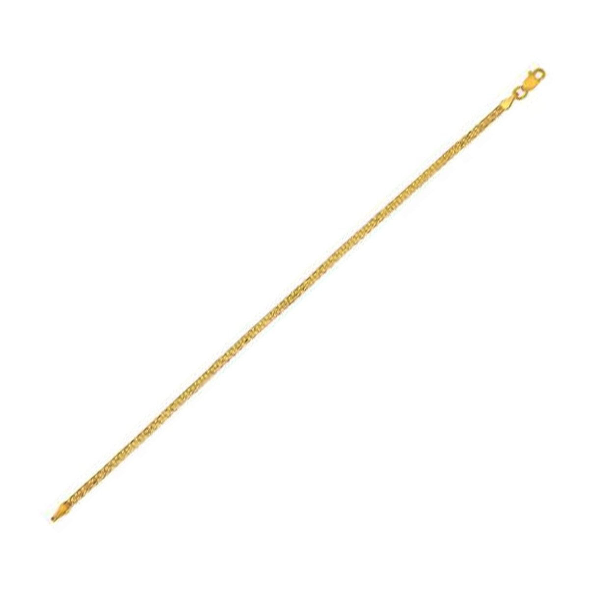 14k Yellow Gold Bismark Chain (2.50 mm) - Necklaces - Custom Crafting Alliance, LLC