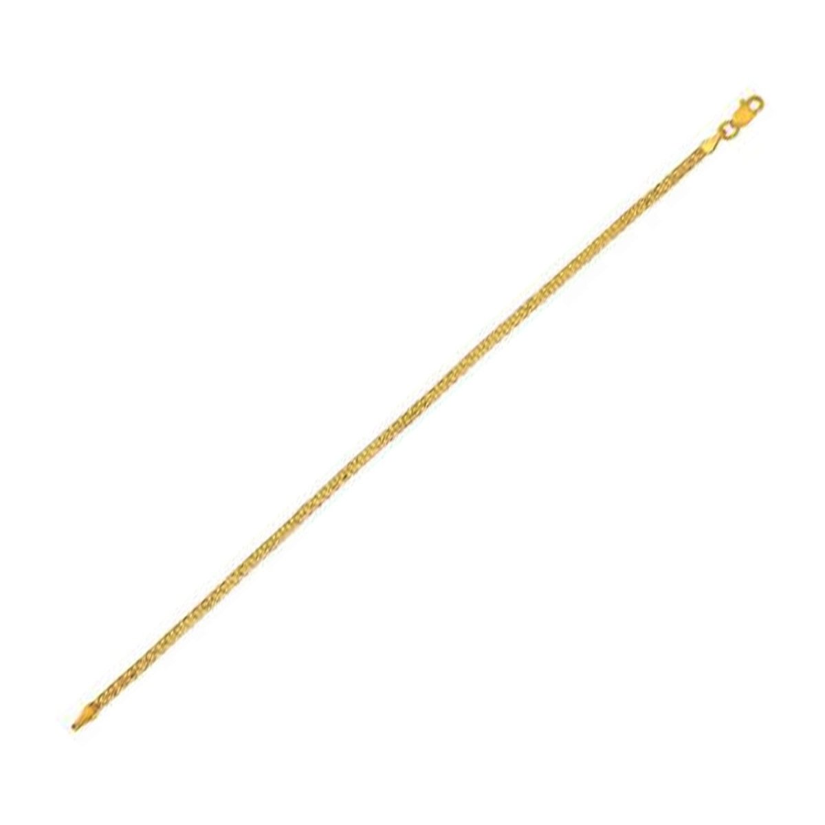 14k Yellow Gold Bismark Chain (2.50 mm) - Necklaces - Custom Crafting Alliance, LLC