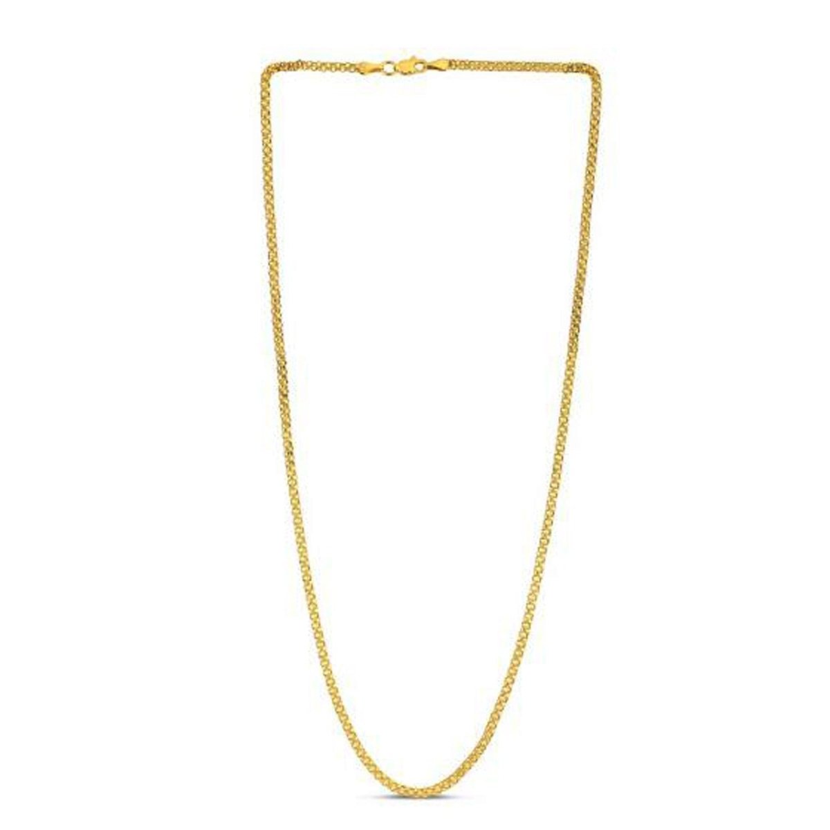 14k Yellow Gold Bismark Chain (2.50 mm) - Necklaces - Custom Crafting Alliance, LLC
