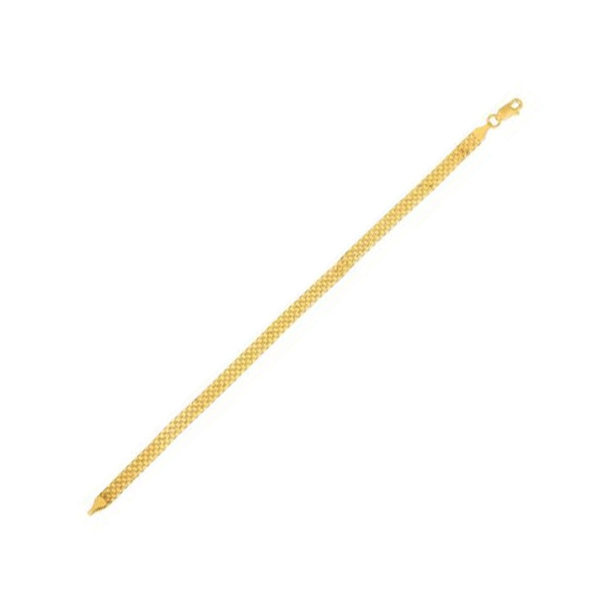 14k Yellow Gold Bismark Chain (4.70 mm) - Necklaces - Custom Crafting Alliance, LLC