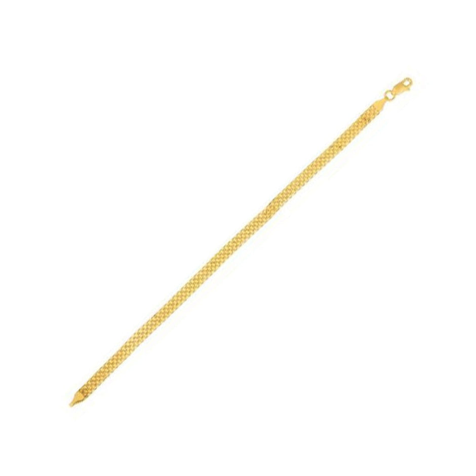 14k Yellow Gold Bismark Chain (4.70 mm) - Necklaces - Custom Crafting Alliance, LLC