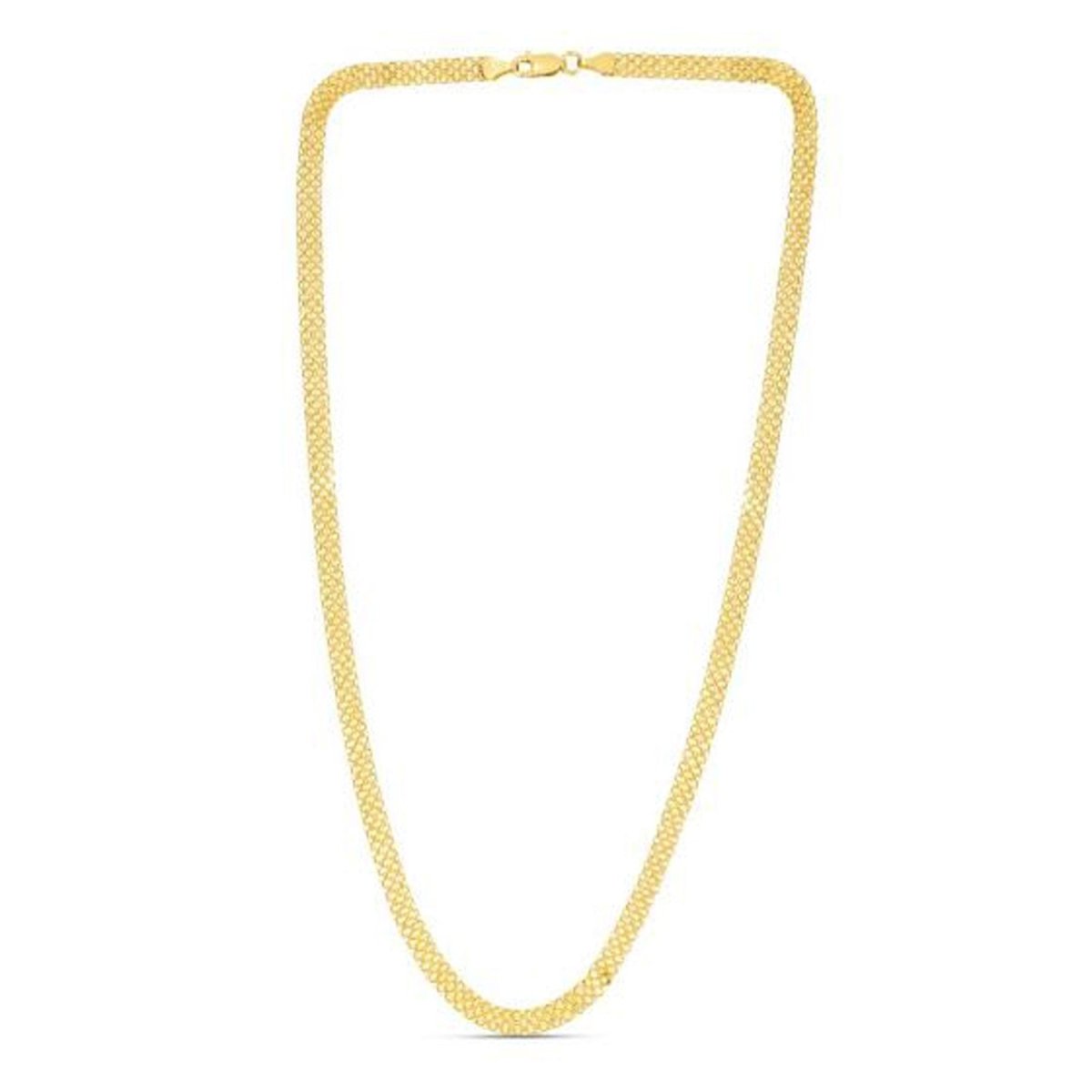 14k Yellow Gold Bismark Chain (4.70 mm) - Necklaces - Custom Crafting Alliance, LLC