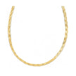 14k Yellow Gold Braided Herringbone Chain (3.20 mm) - Necklaces - Custom Crafting Alliance, LLC