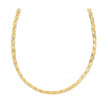 14k Yellow Gold Braided Herringbone Chain (3.20 mm) - Necklaces - Custom Crafting Alliance, LLC
