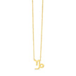 14K Yellow Gold Capricorn Necklace - Necklaces - Custom Crafting Alliance, LLC