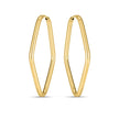 14k Yellow Gold Endless Marquise Hoops - Earrings - Custom Crafting Alliance, LLC