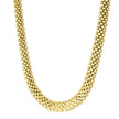 14k Yellow Gold Faceted Panther Link Chain Necklace - Necklaces - Custom Crafting Alliance, LLC