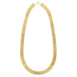 14k Yellow Gold Faceted Panther Link Chain Necklace - Necklaces - Custom Crafting Alliance, LLC