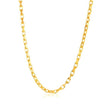 14k Yellow Gold French Cable Link Chain (2.50 mm) - Necklaces - Custom Crafting Alliance, LLC