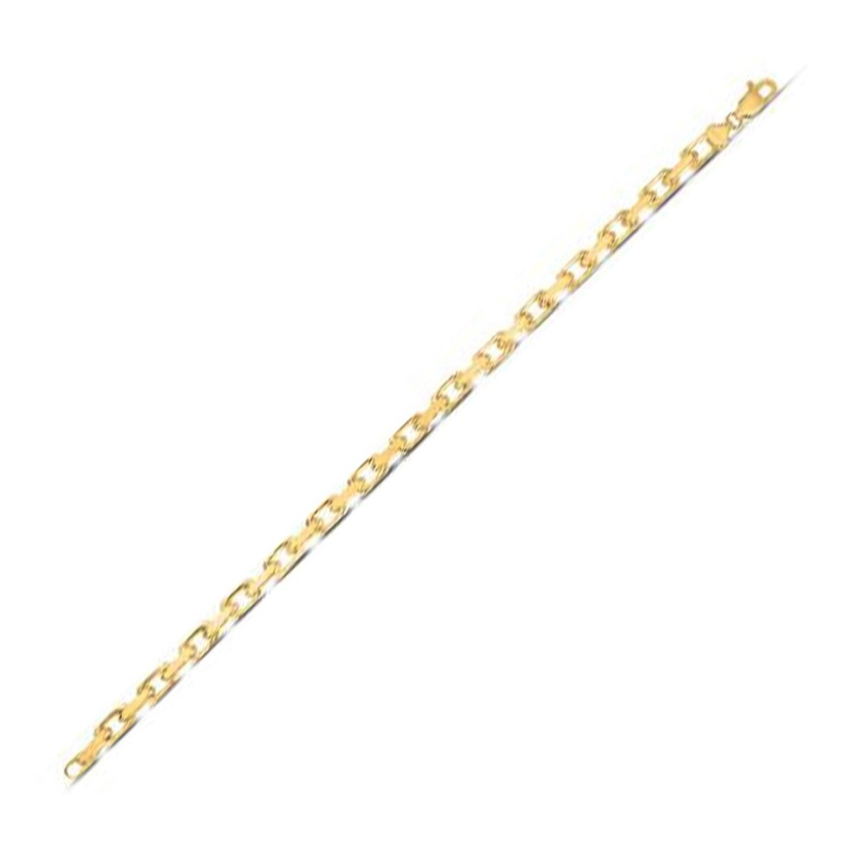 14k Yellow Gold French Cable Link Chain (4.80 mm) - Necklaces - Custom Crafting Alliance, LLC