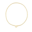 14k Yellow Gold Heart Element Paperclip Necklace - Necklaces - Custom Crafting Alliance, LLC