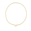 14k Yellow Gold Heart Element Paperclip Necklace - Necklaces - Custom Crafting Alliance, LLC
