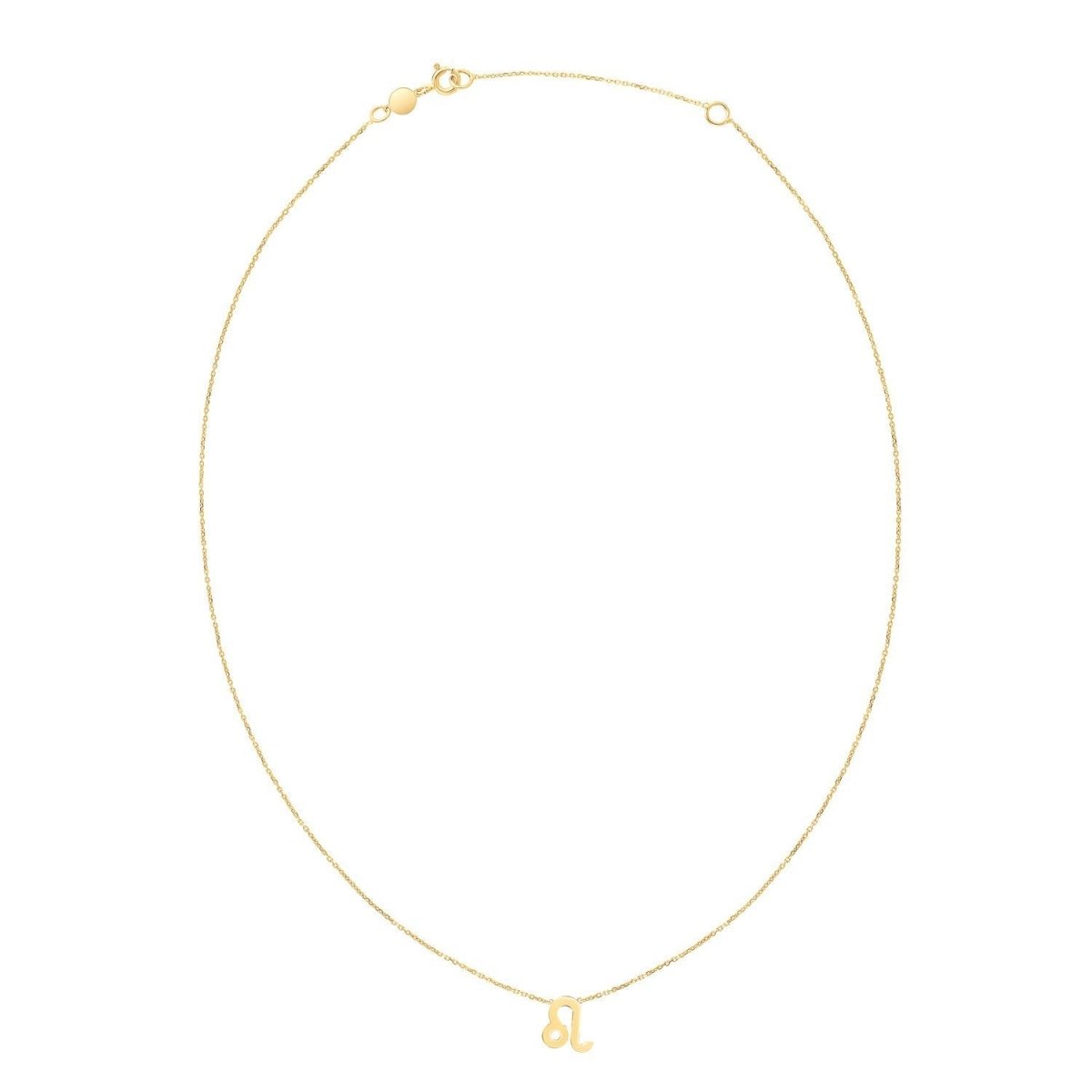 14K Yellow Gold Leo Necklace - Necklaces - Custom Crafting Alliance, LLC