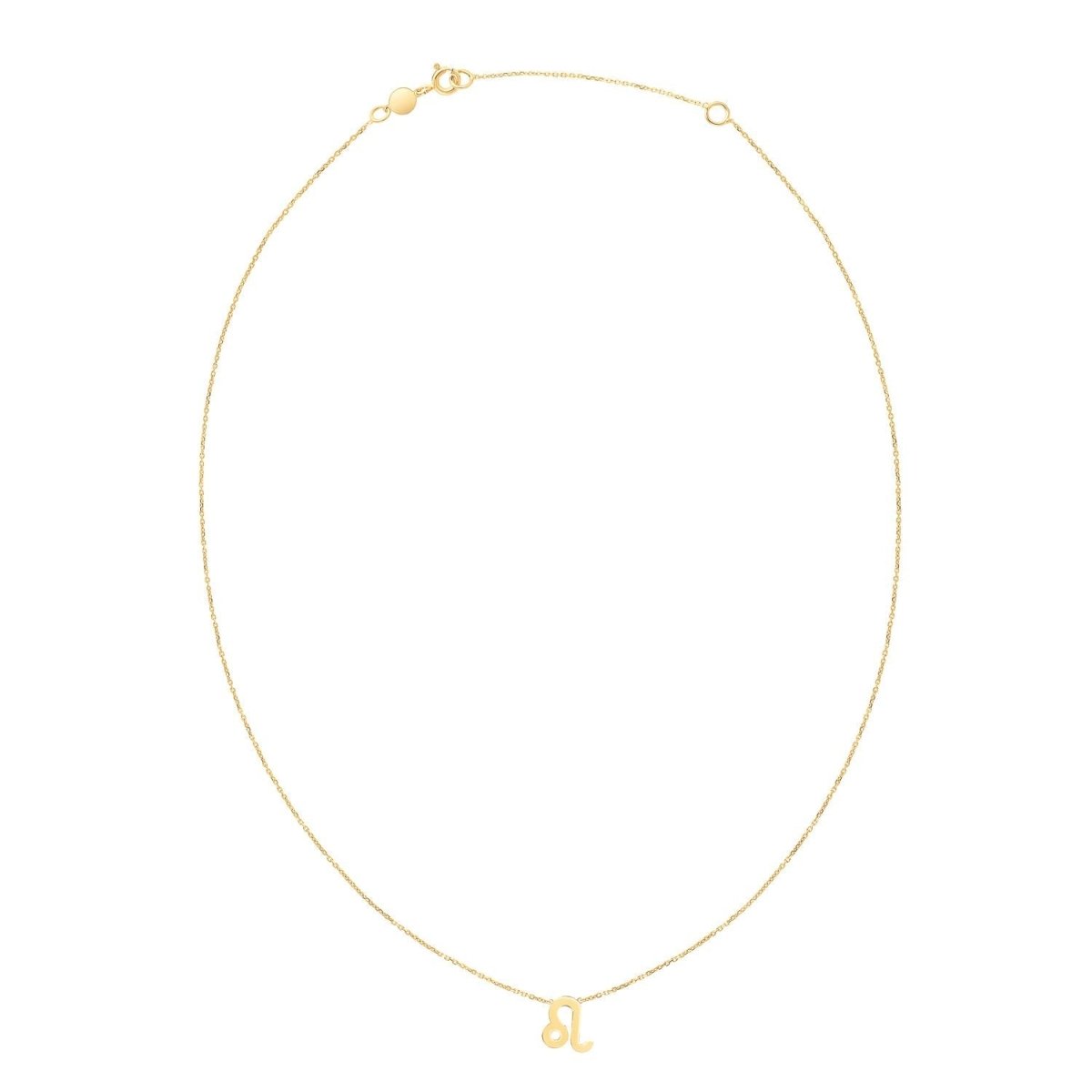 14K Yellow Gold Leo Necklace - Necklaces - Custom Crafting Alliance, LLC