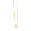 14K Yellow Gold Leo Necklace - Necklaces - Custom Crafting Alliance, LLC