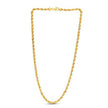 14k Yellow Gold Light Rope Chain (4.30 mm) - Necklaces - Custom Crafting Alliance, LLC