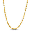 14k Yellow Gold Light Rope Chain (4.30 mm) - Necklaces - Custom Crafting Alliance, LLC