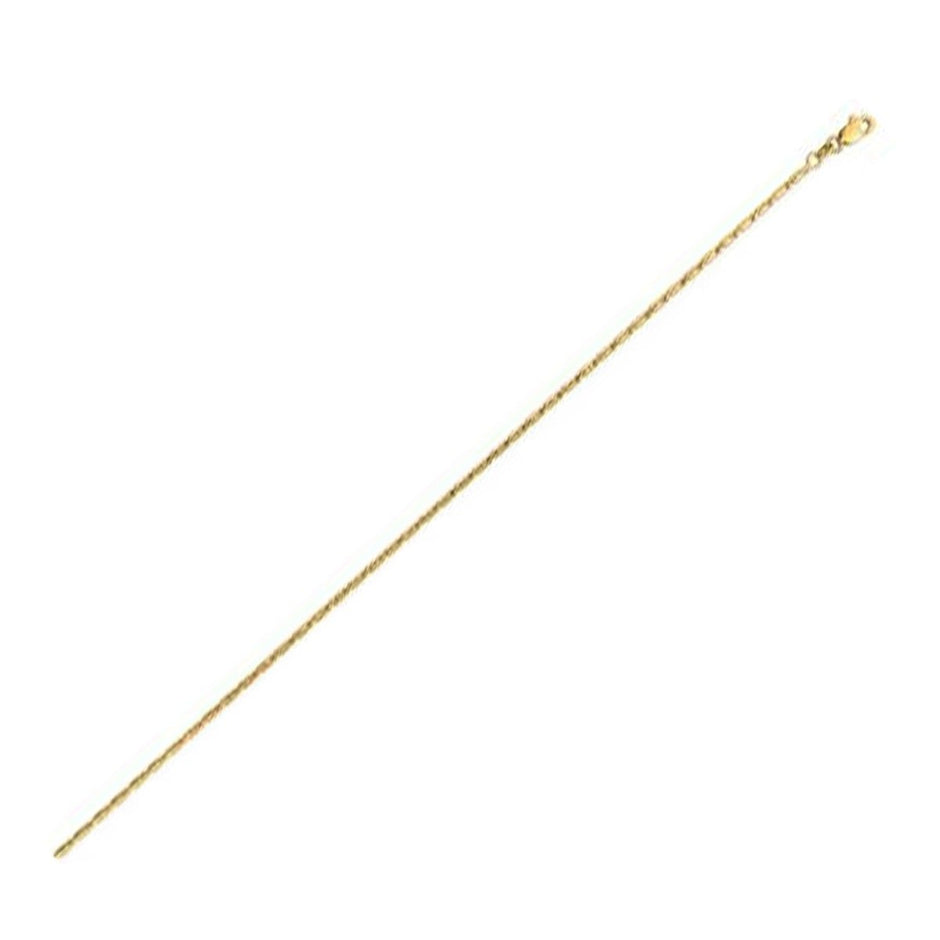 14k Yellow Gold Lumina Pendant Chain (2.11 mm) - Necklaces - Custom Crafting Alliance, LLC
