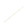 14k Yellow Gold Pearl Clover Bracelet - Bracelets - Custom Crafting Alliance, LLC