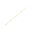 14k Yellow Gold Pearl Clover Bracelet - Bracelets - Custom Crafting Alliance, LLC