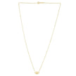 14k Yellow Gold Pearl Evil Eye Necklace - Necklaces - Custom Crafting Alliance, LLC