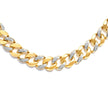 14K Yellow Gold Plated .925 Sterling Silver 1.0 Cttw Diamond Cuban Link Necklace (I-J Color, I3 Clarity) - 18