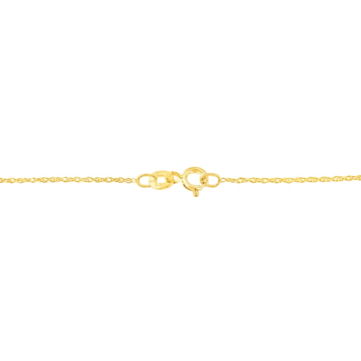 14K Yellow Gold Plated .925 Sterling Silver 1.00 Cttw Baguette Diamond Composite Open Heart 18