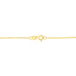 14K Yellow Gold Plated .925 Sterling Silver 1.00 Cttw Baguette Diamond Composite Open Heart 18