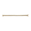 14K Yellow Gold Plated .925 Sterling Silver 3 9/10 Cttw Diamond Buttercup Style Tennis Bracelet - Bracelets - Custom Crafting Alliance, LLC