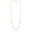 14k Yellow Gold Puff Heart Adjustable Necklace - Necklaces - Custom Crafting Alliance, LLC