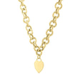 14k Yellow Gold Rolo Link Necklace (11.40 mm) - Necklaces - Custom Crafting Alliance, LLC