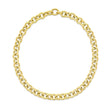 14k Yellow Gold Round Link Chain Necklace - Necklaces - Custom Crafting Alliance, LLC