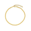 14k Yellow Gold Spaced Bead Bracelet (3.00 mm) - Bracelets - Custom Crafting Alliance, LLC