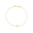14k Yellow Gold Star of David Bracelet - Bracelets - Custom Crafting Alliance, LLC