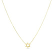14k Yellow Gold Star of David Necklace - Necklaces - Custom Crafting Alliance, LLC