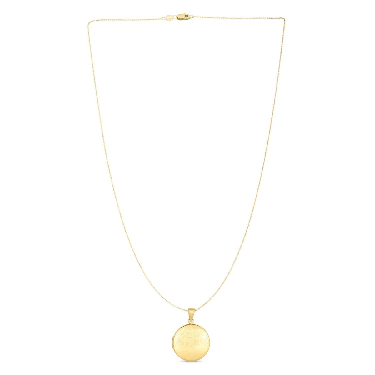 14k Yellow Gold Tree of Life Locket Necklace - Necklaces - Custom Crafting Alliance, LLC