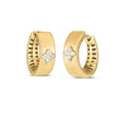 14k Yellow Gold Trilogy Diamond Clover Earrings - Earrings - Custom Crafting Alliance, LLC