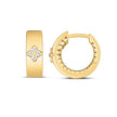 14k Yellow Gold Trilogy Diamond Clover Earrings - Earrings - Custom Crafting Alliance, LLC