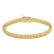 14k Yellow Gold Tubogas Bracelet (5.00 mm) - Bracelets - Custom Crafting Alliance, LLC