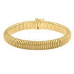14k Yellow Gold Tubogas Bracelet (9.00 mm) - Bracelets - Custom Crafting Alliance, LLC